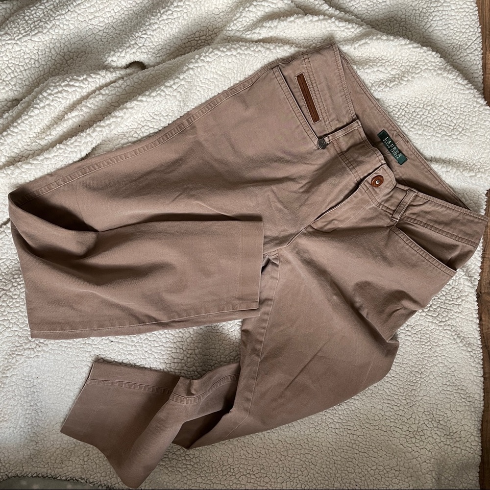 Lauren by Ralph Lauren low rise cropped jeans